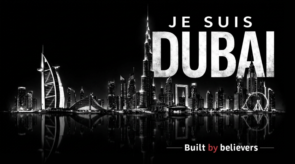 Dubai Skyline Wide Banner