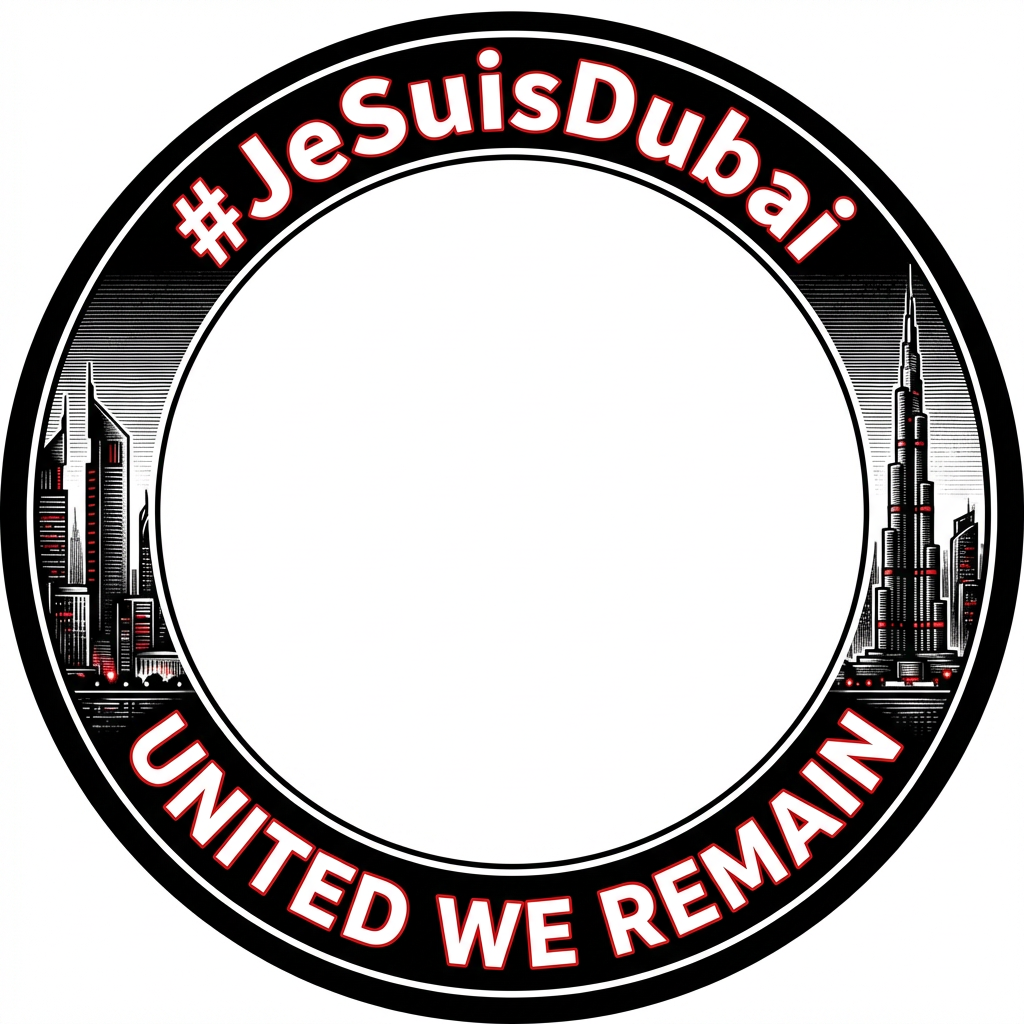 United We Remain Circle Frame